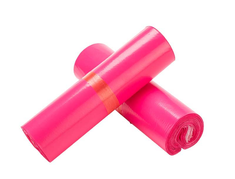 遂宁玫红色快递袋-02